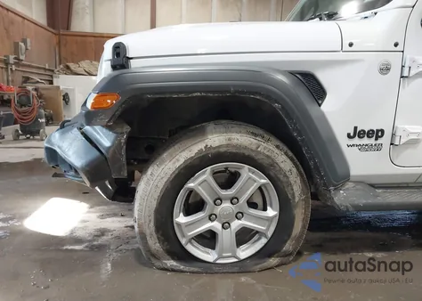 2021 Jeep Wrangler Unlimited Sport S 4X4 z USA, uszkodzony, nr VIN 1C4HJXDG0MW744183